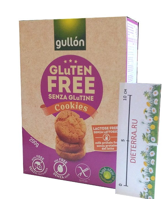 Печенье без глютена и лактозы от испанского производителя Galletas Gullon